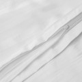 Pościel Bambusowa 160x200 - 7 el  Bamboo Stripe White