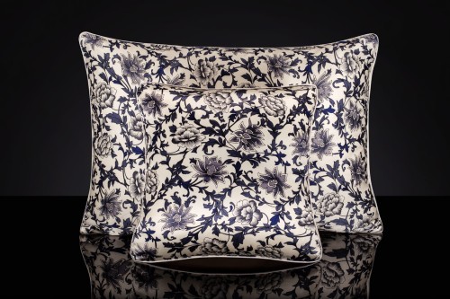 Poszewka ornamentowa jedwabna 70x80 Royal Pottery