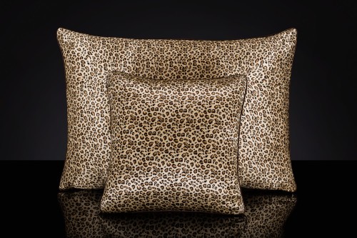 Poszewka ornamentowa jedwabna 70x80 Safari