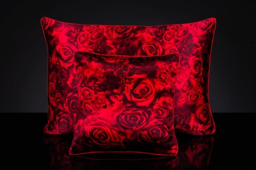 Poszewka ornamentowa jedwabna 50x70 Romance