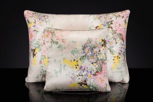 Poszewka ornamentowa jedwabna 40x60 Summer Garden