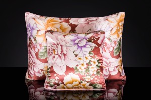 Poszewka ornamentowa jedwabna 40x40 Oriental