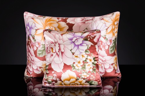 Poszewka ornamentowa jedwabna 40x40 Oriental