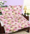 Pościel z kory na guziki 200x220 Patchwork Róż