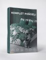 Pościel z mikrofibry 220x200 Kwiaty na Zielonym Tle