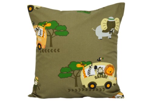 Poszewka bawełniana 40x40  safari brąz