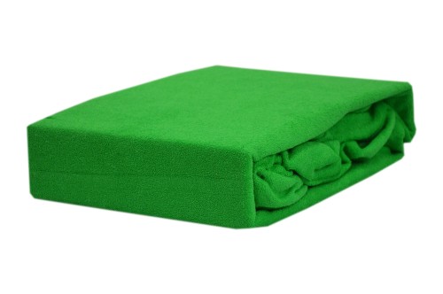 Prześcieradło frotte z gumką 60x120 sałata