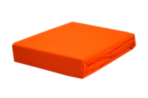 Prześcieradło jersey z gumką 60x120 kolor pomarańcz