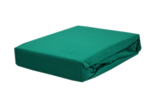 Prześcieradło jersey z gumką 60x120 kolor zielony