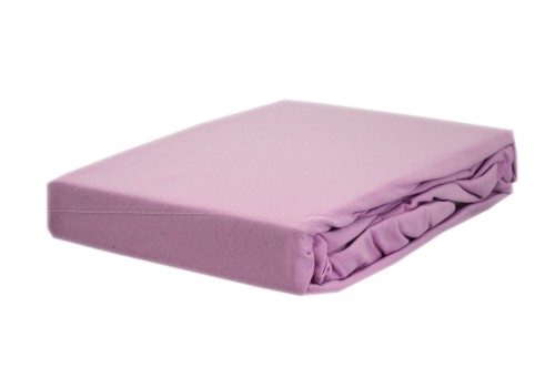 Prześcieradło jersey z gumką 60x120 kolor wrzos