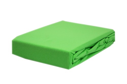 Prześcieradło jersey z gumką 60x120 kolor sałata