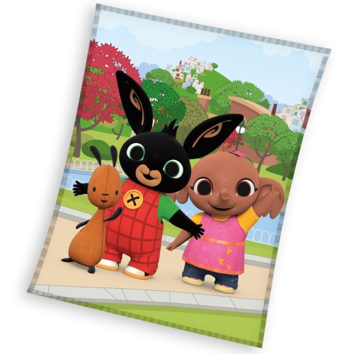 Koc dziecięcu z miękkiego coralu 130x170 Bing