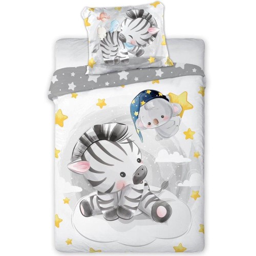 Pościel Bawełniana 100x135 Zebra