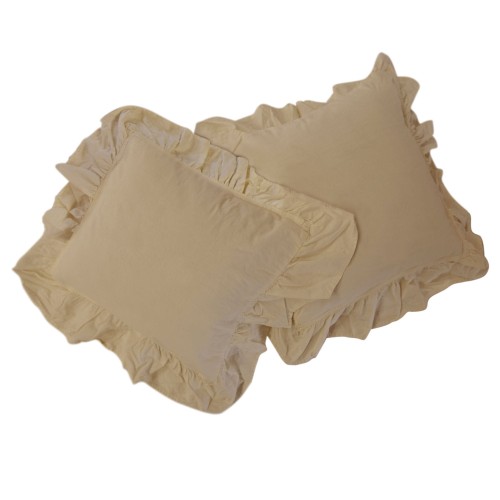 Zestaw poszewek bawełnianych 2x40x40 Stonewashed Akdeniz Beige