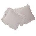 Zestaw poszewek bawełnianych 2x40x40 Stonewashed Natural Cream