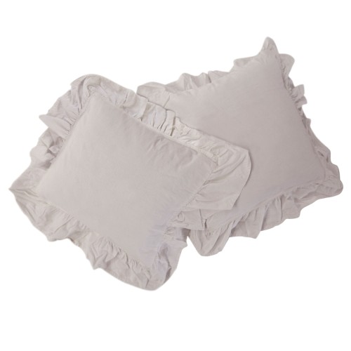 Zestaw poszewek bawełnianych 2x40x40 Stonewashed Natural Cream