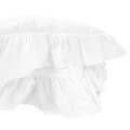 Zestaw poszewek bawełnianych 2x40x40 Stonewashed Optic White