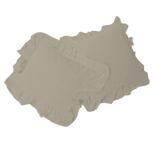 Zestaw poszewek bawełnianych 2x40x40 Stonewashed Oxfordtan