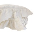 Zestaw poszewek bawełnianych 2x40x40 Stonewashed Snow White