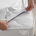 Prześcieradło jersey z elastanem z gumką 140x200 Biel