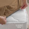 Prześcieradło jersey z elastanem z gumką 160x200 Brąz
