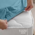 Prześcieradło jersey z elastanem z gumką 160x200 Niebieski