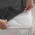 Prześcieradło jersey z elastanem z gumką 180x200 Czerń