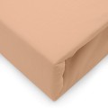 Prześcieradło jersey z elastanem z gumką 180x200 Róż