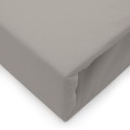Prześcieradło jersey z elastanem z gumką 200x220 Popiel