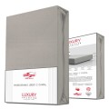 Prześcieradło jersey z elastanem z gumką 90x200 Popiel