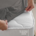 Prześcieradło jersey z elastanem z gumką 90x200 Antracyt