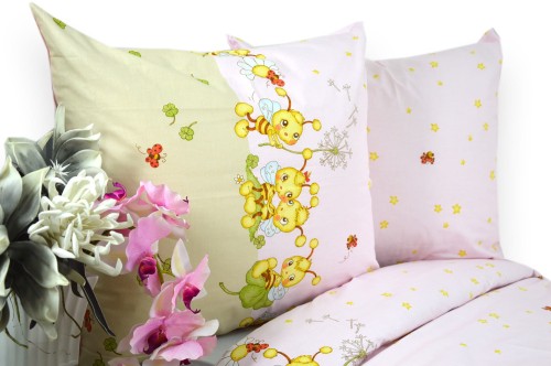 Pościel Bawełniana 160x200 Pszczółka