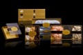 Jedwabna opaska na oczy 9x21 - Gold