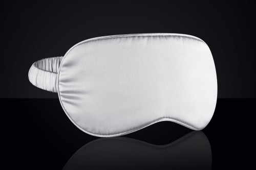 Jedwabna opaska na oczy 9x21 - Silver