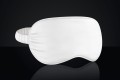Jedwabna opaska na oczy 9x21 - Ivory