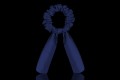 Gumka Jedwabna do Włosów z Wstążką Navy Blue