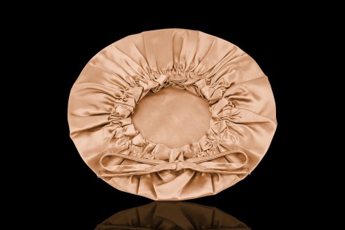 Jedwabny Czepek do Spania - Gold