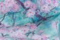 Jedwabny Szal 52x175 Blue Mystery