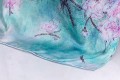 Jedwabny Szal 52x175 Blue Mystery