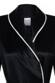 Jedwabny Szlafrok Damski - Classic Black