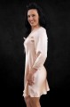 Jedwabna Koszula Nocna Nightgown Pastel Peach