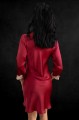 Jedwabna Koszula Nocna Nightgown Dark Red