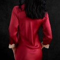 Jedwabna Koszula Nocna Nightgown Dark Red