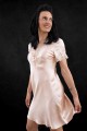 Jedwabna Koszula Nocna Nightdress Pastel Peach