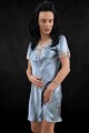 Jedwabna Koszula Nocna Nightdress Light Indigo