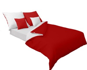 Pościel satynowa dwustronna DOUBLE FACE KOLEKCJA GOLD 160x200 Biały + Niebieski