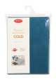 Pościel satynowa dwustronna DOUBLE FACE KOLEKCJA GOLD 160x200 Szarość + Niebieski