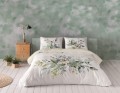 Pościel z Perkalu 160x200 Satyna Prestige Wiązanka Liści 10