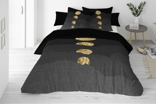 Pościel z Perkalu 160x200 Satyna Prestige Księżyc