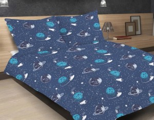 Pościel Satynowa 200x220 Exclusive Astronauta